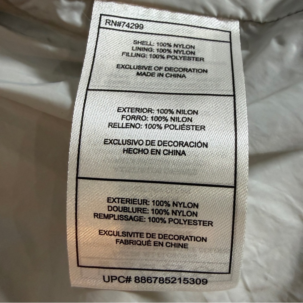 Madden Girl Black Puffer Jacket with Hood Sz L - Picture 7 of 12